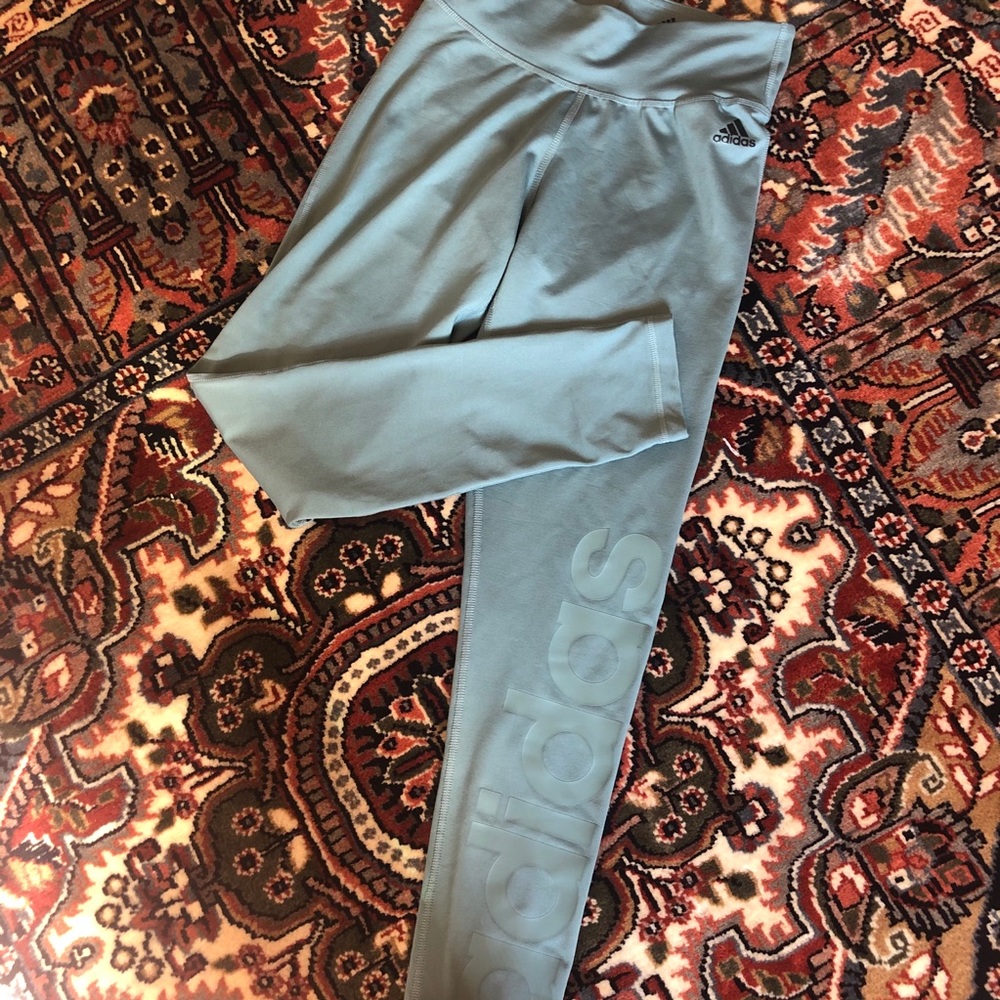 ADIDAS Climalite Sage Green Leggings